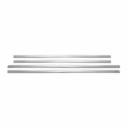 Coast2Coast Multi-Fit, Chrome ABS, Two 38" L X 1/4" Thick X 1-1/8" H And Two 42" L X 1/4" Thick X 1-1/8" H Pcs CCISM608